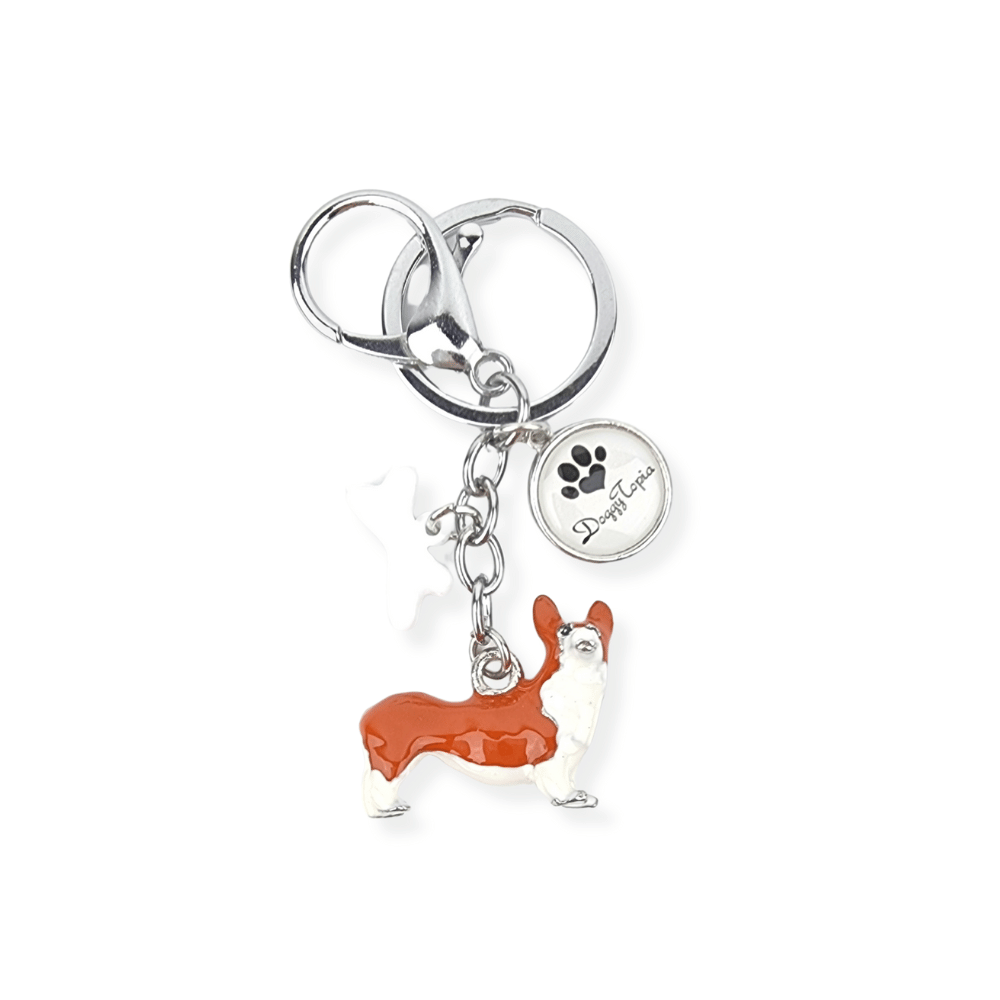 3D Corgi Key Ring