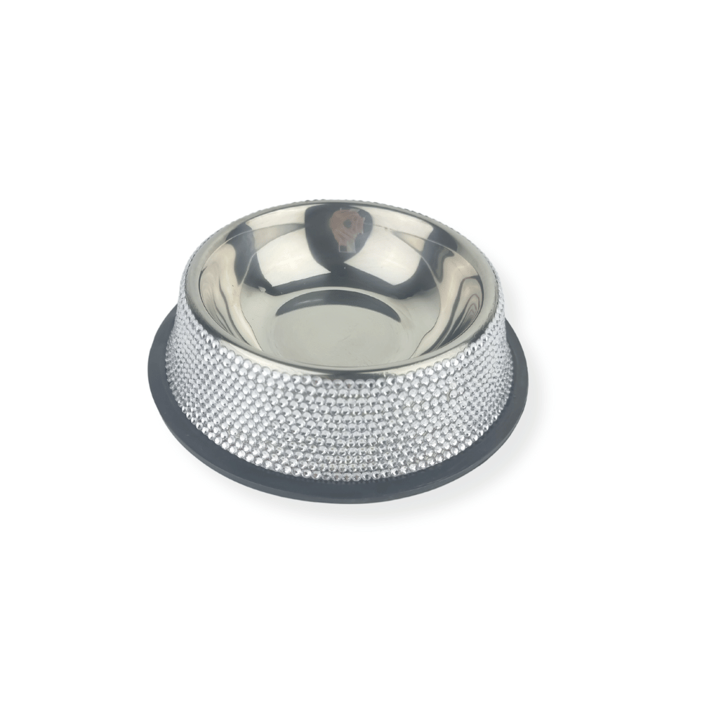 Diamante Dog Bowl