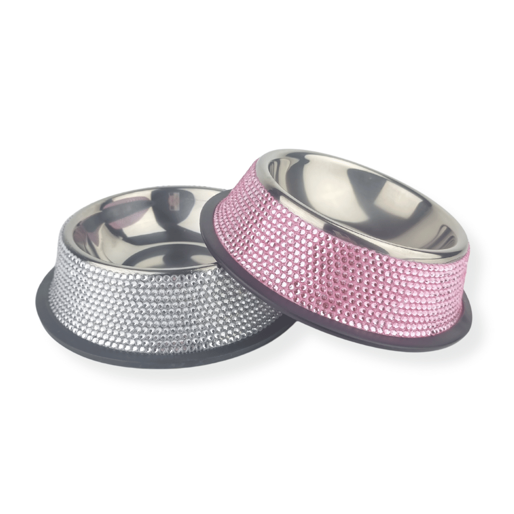 Diamante Dog Bowl