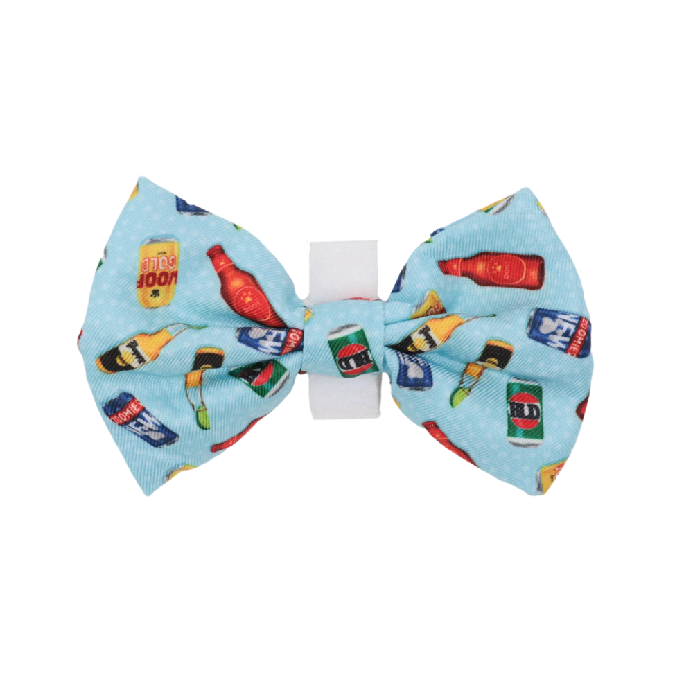 Big & Little Dogs Drinking Buddy Collar & Bow Tie