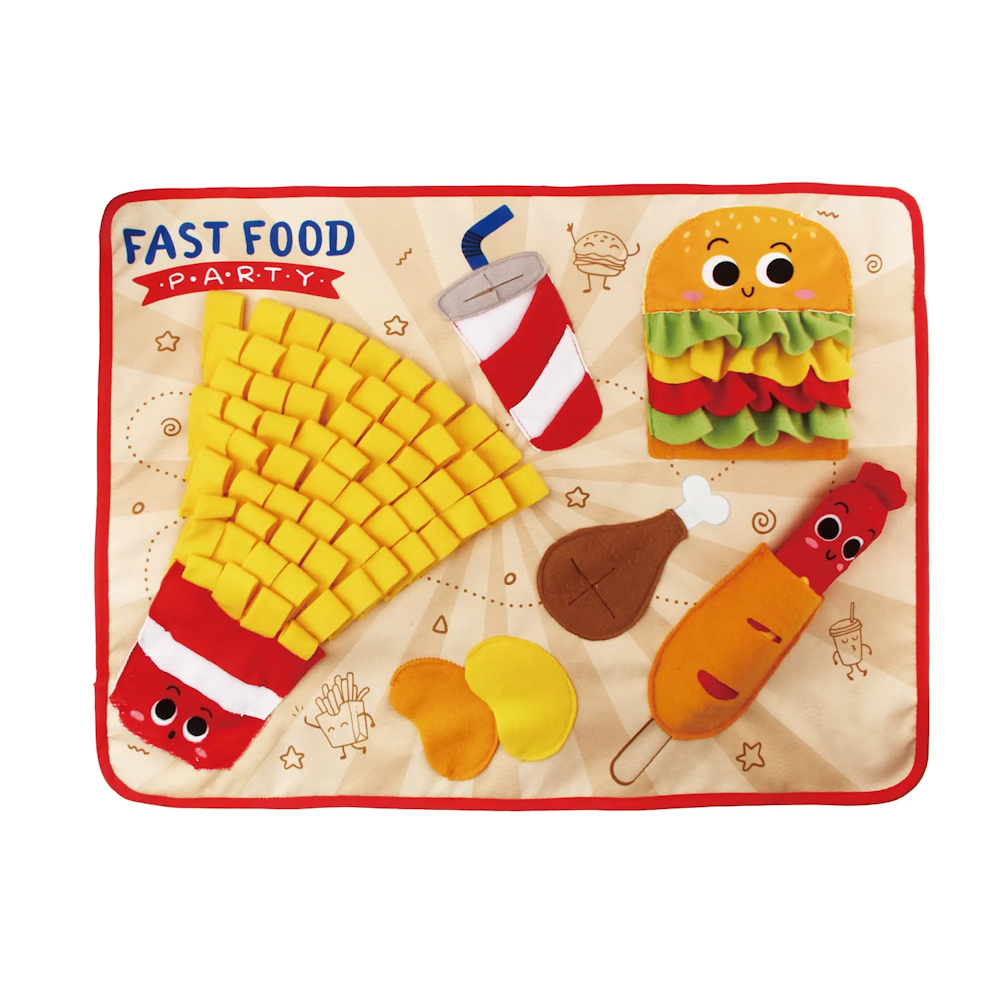 Fast Food Party Snuffle Mat