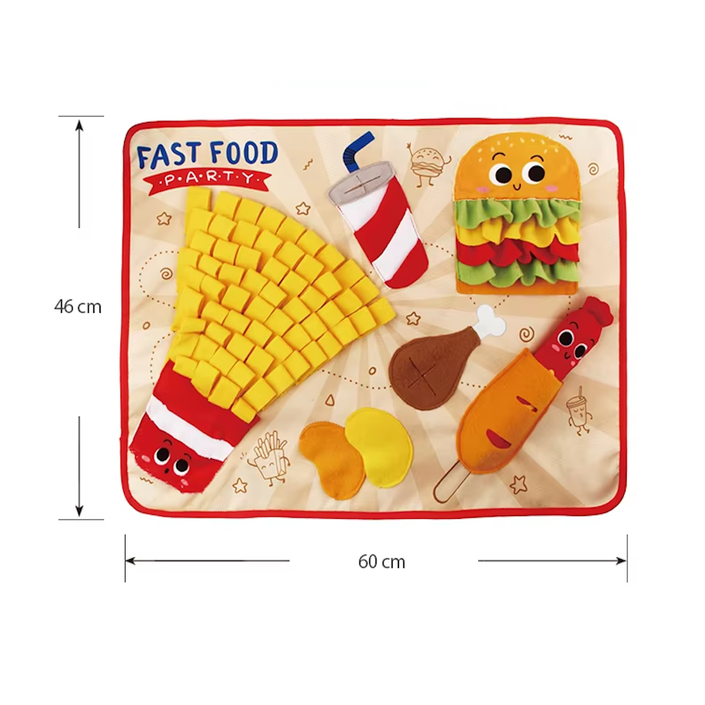 Fast Food Party Snuffle Mat