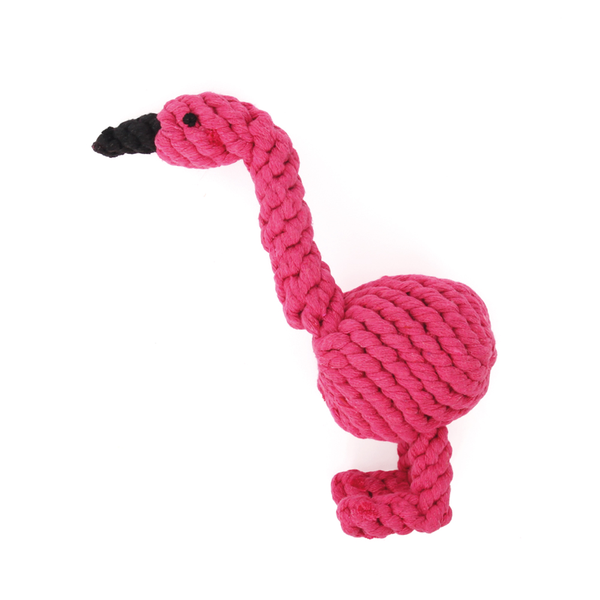Flamingo Rope Dog Toy