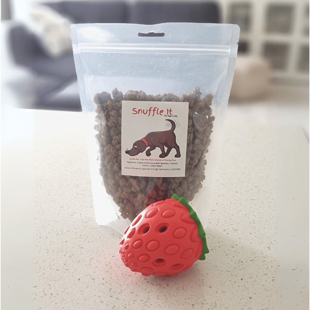 Strawberry Treat Dispenser Toy