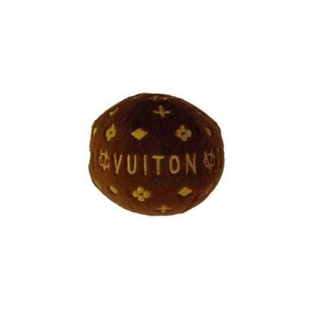 Chewy Vuitton Ball Plush Toy - Posh Pets Australia