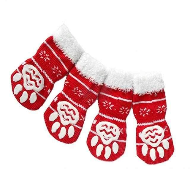 Snowflake Christmas Dog SocksDoggyTopia